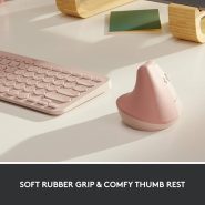 خرید موس Logitech Lift Vertical Ergonomic Mouse Rose