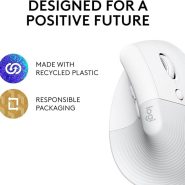 خرید موس Logitech Lift Vertical Ergonomic Mouse White