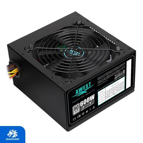 منبع تغذیه Awest 600W Power