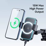 خرید هولدر موبایل USAMS CD229 15W Accurate Aligment Wireless Charging Car Phone Holder with Suction Cup
