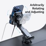 خرید هولدر موبایل USAMS CD229 15W Accurate Aligment Wireless Charging Car Phone Holder with Suction Cup