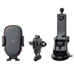 خرید هولدر موبایل USAMS US-CD187 15W Wireless Charging Car Holder