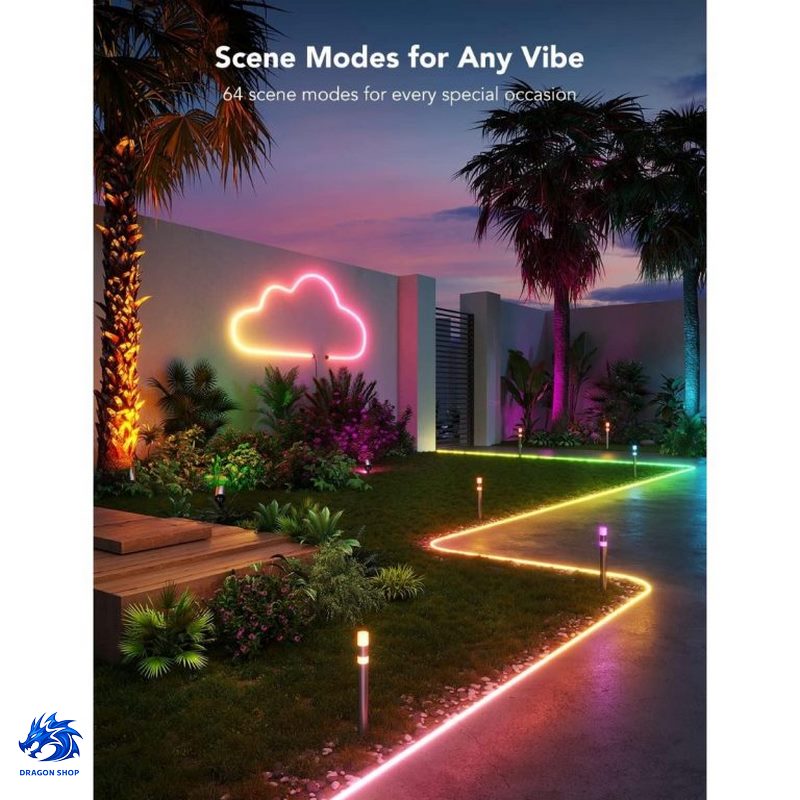 ریسه هوشمند Govee RGBIC Outdoor Neon Rope Lights H61A8 10m خرید اینترنتی ریسه هوشمند Govee RGBIC Outdoor Neon Rope Lights H61A8 10m
