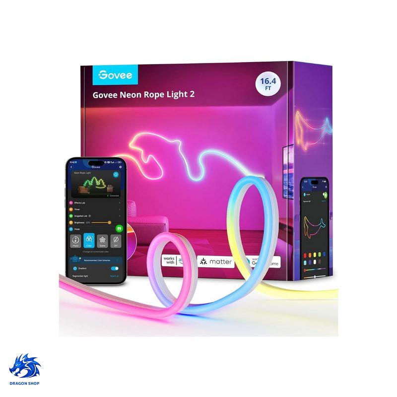 ریسه هوشمند Govee Neon Rope Strip Light 2 H61D5 5m