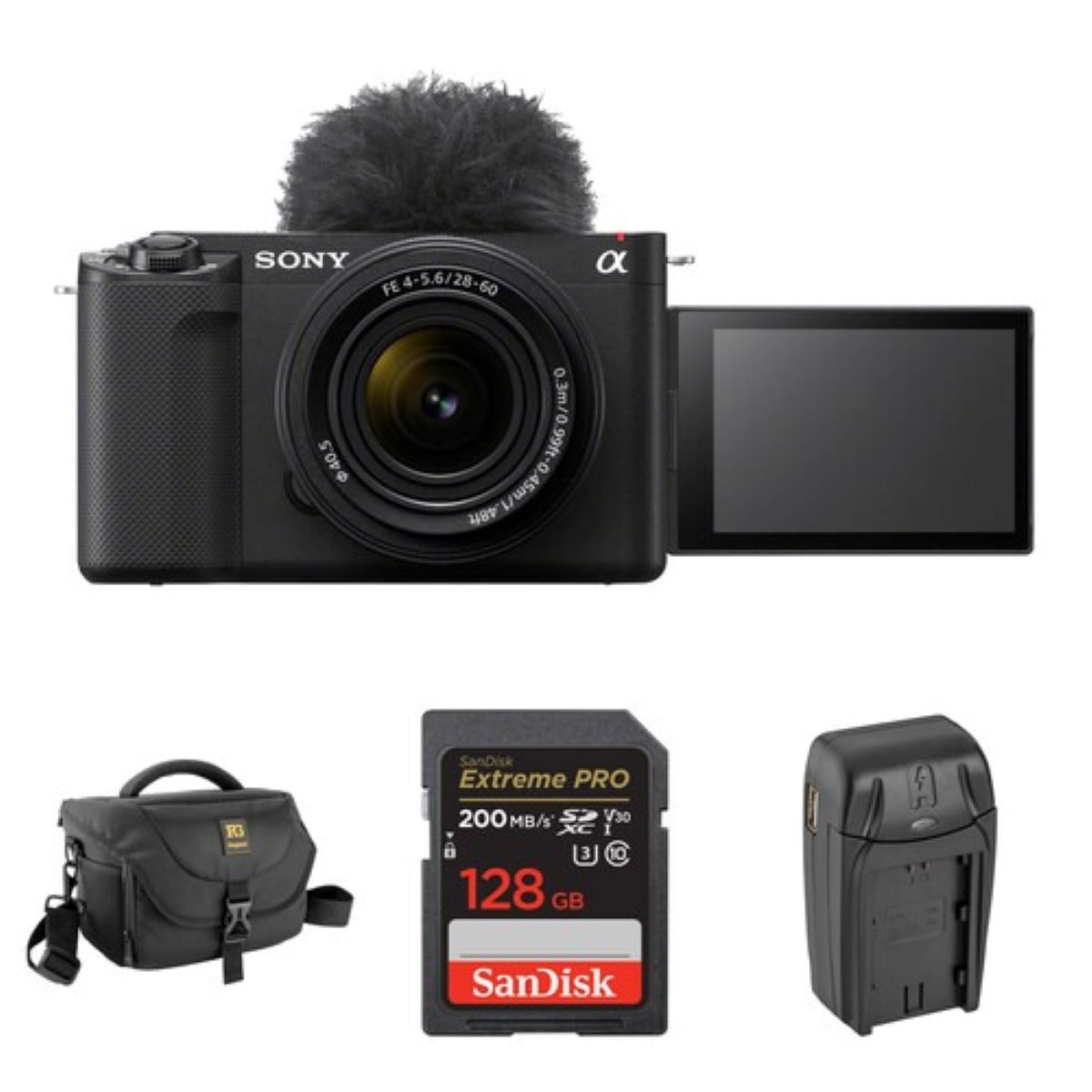 خرید دوربین Sony ZV-E1 Mirrorless Camera with 28-60mm f/4-5.6 Lens and Basic Bundle Black