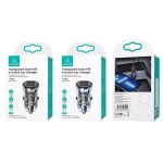 شارژر فندکی Usams US-CC162 C31 Transparent USB Car Charger Black