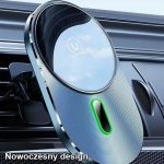 خرید هولدر موبایل Usams US-CD170 15W Magnetic Car Wireless Charger Phone Holder