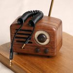 خرید کابل انتقال صدا Usams US-SJ256 Spring AUX Cable 1.2m Black