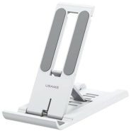 خرید هولدر رومیزی Usams US-ZJ070 Spring Folding Desktop Tablet/Phone White