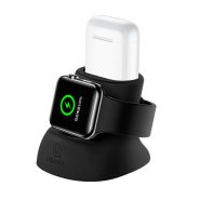 خرید هولدر نگه دارنده Usams ZJ051 2 IN 1 Silicone Charging Holder for Apple Watch and AirPods