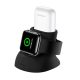 خرید هولدر نگه دارنده Usams ZJ051 2 IN 1 Silicone Charging Holder for Apple Watch and AirPods