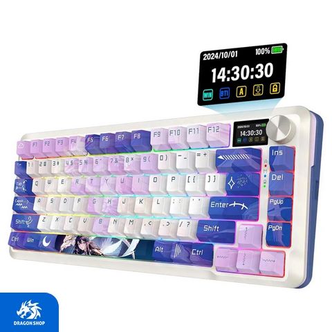 کیبورد Redragon K708AK Flekact PRO RGB Wireless/Wired کیبورد Redragon K708AK PRO RGB Wireless/Wired