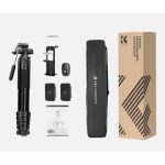 خرید سه پایه عکاسی دوربین و موبایل K&F Concept KF-126
