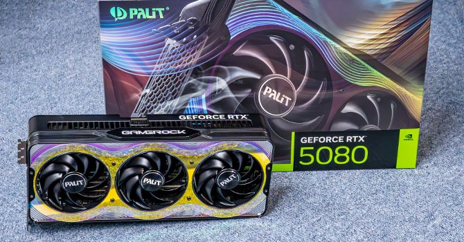کارت گرافیک Palit GeForce RTX 5080 GameRock 16GB