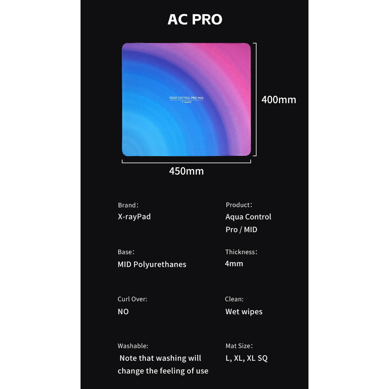 پد موس X Raypad Aqua Control Pro Soft