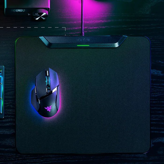 پد موس Razer HyperFlux V2 Wireless Hard Surface Edition