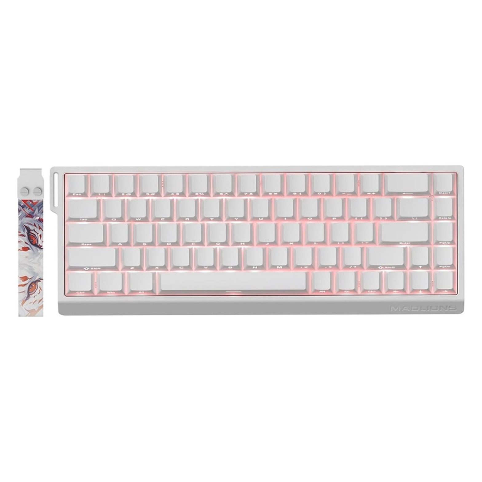 کیبورد MADLIONS MAD 68 RGB HE Switch White
