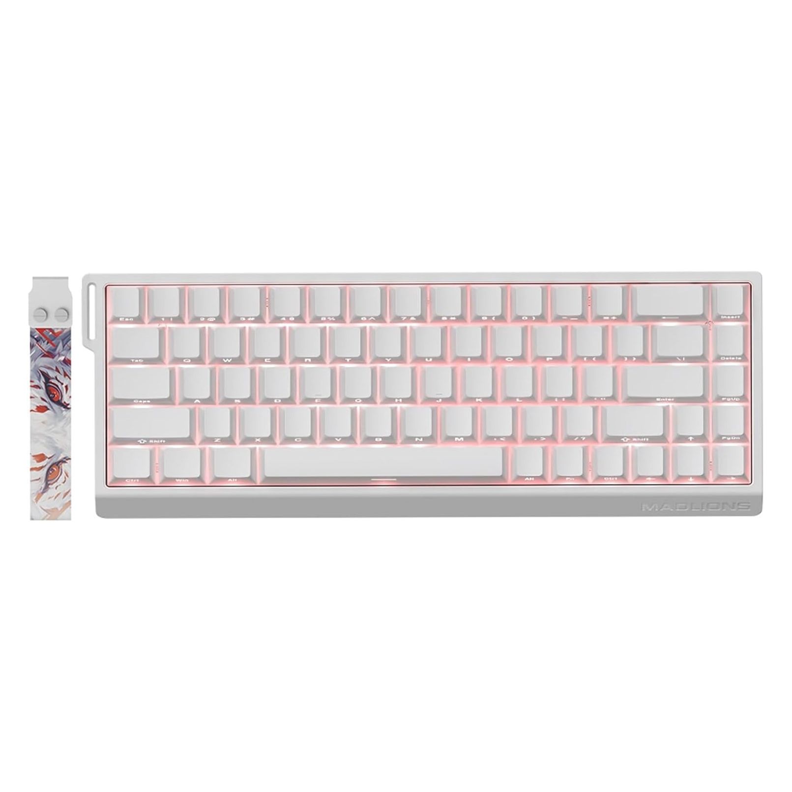 کیبورد MADLIONS MAD 68 RGB HE Switch White