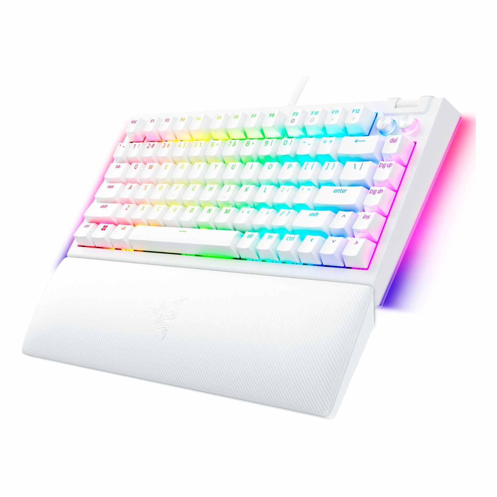 کیبورد Razer BlackWidow V4 75% Barebones White