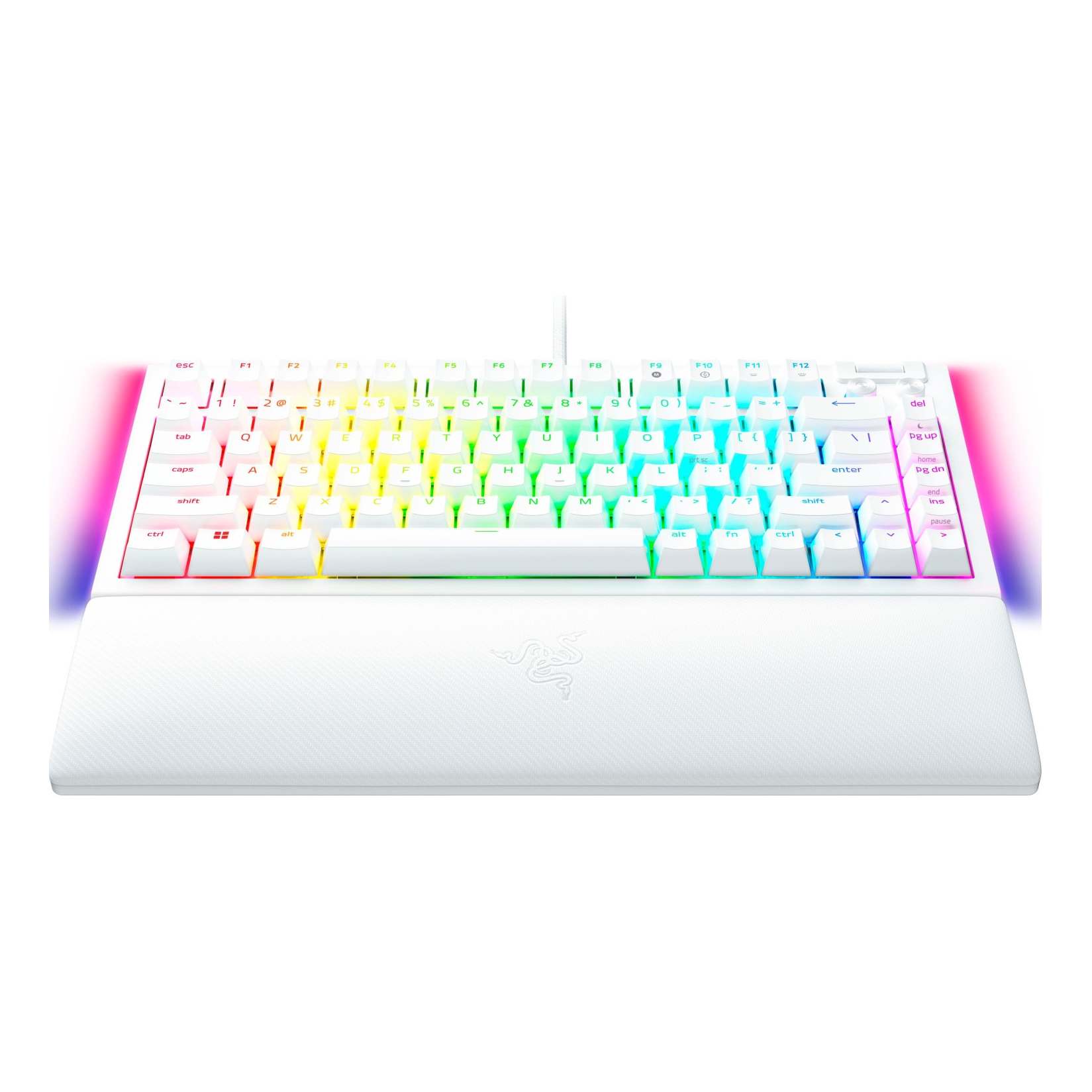 کیبورد Razer BlackWidow V4 75% Barebones White