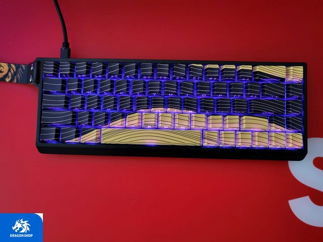 کیبورد MADLIONS MAD 60 RGB HE Switch Black Yellow