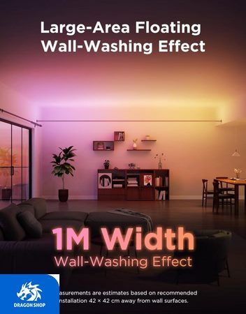 خرید اینترنتی ریسه هوشمند 4 متری Govee Strip Light with Skyline Kit H61B8