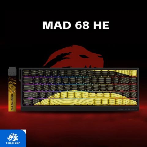 کیبورد MADLIONS MAD 68 HE Switch Black Yellow