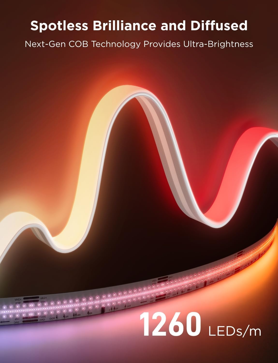 ریسه هوشمند 3 متری Govee COB Strip Light Pro H61E5