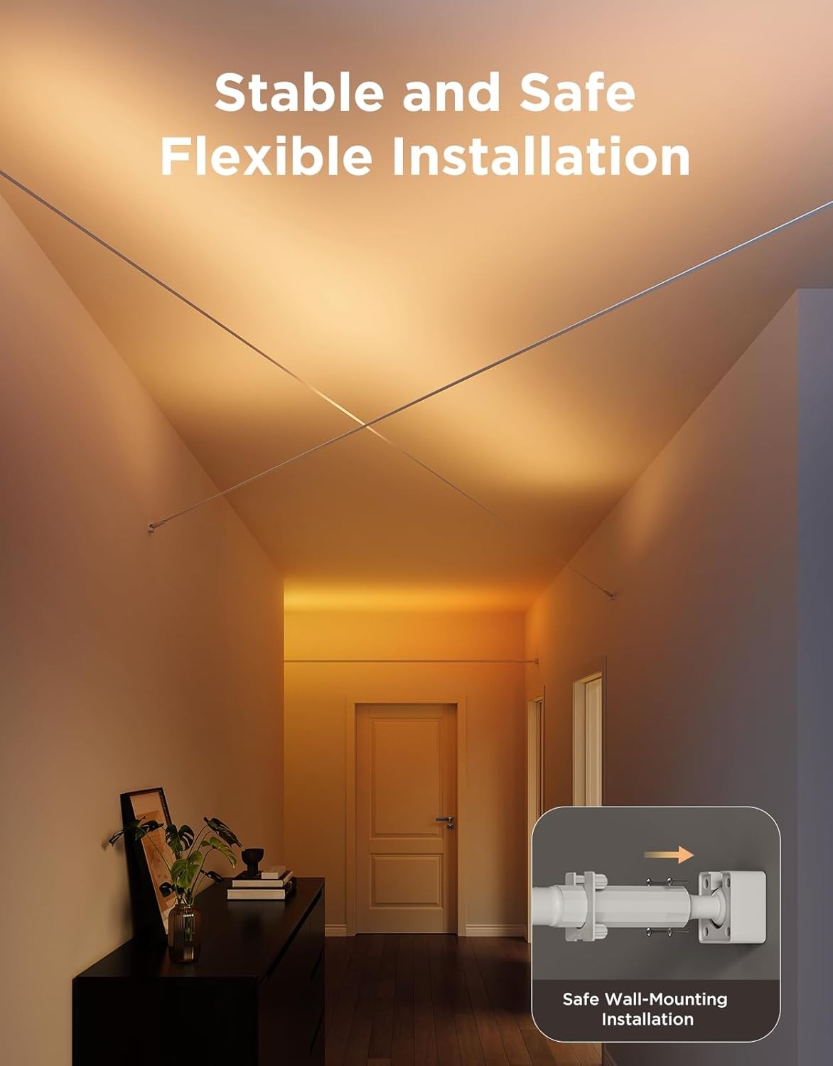 ریسه هوشمند 4 متری Govee Strip Light with Skyline Kit H61B8