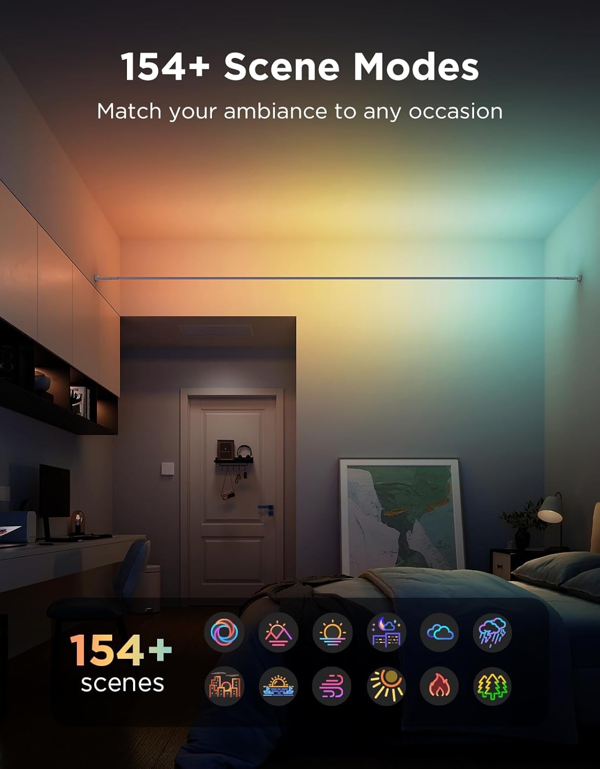 ریسه هوشمند 4 متری Govee Strip Light with Skyline Kit H61B8