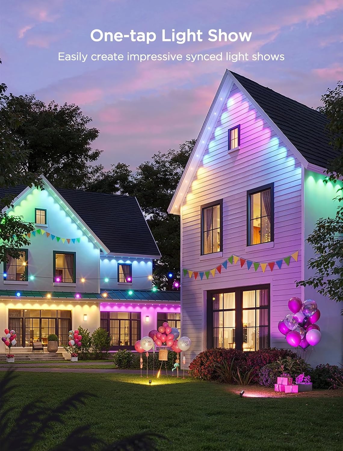 ریسه هوشمند فضای باز 30 متری Govee Permanent Outdoor Lights 2 H705E