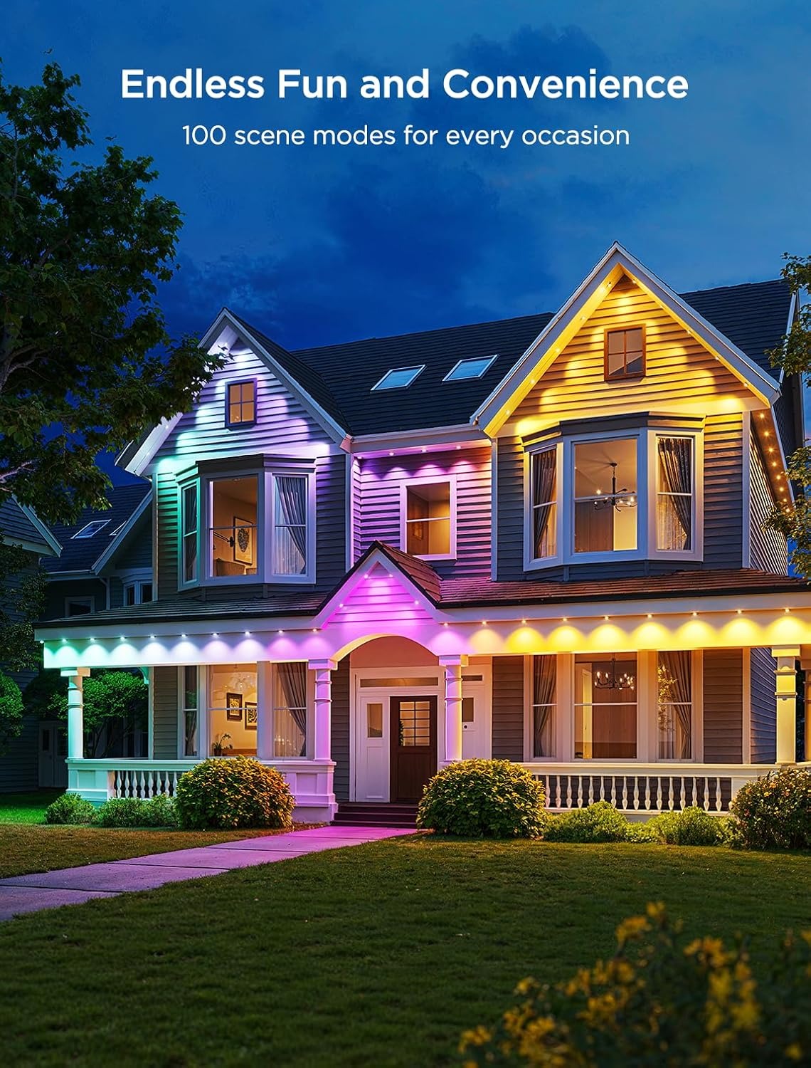 ریسه هوشمند فضای باز 30 متری Govee Permanent Outdoor Lights 2 H705E