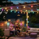 لامپ هوشمند ریسه ای Govee Outdoor Clear Bulb String Lights H7025