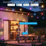 لامپ هوشمند ریسه ای Govee Outdoor Clear Bulb String Lights H7025