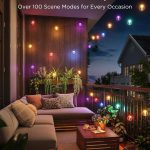 لامپ هوشمند ریسه ای Govee Outdoor Clear Bulb String Lights H7025