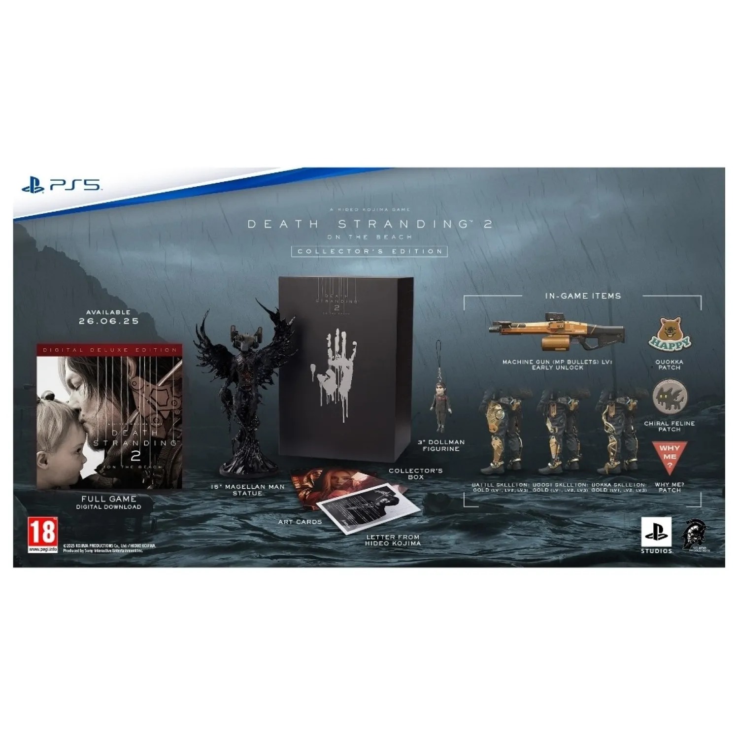 نسخه کالکتور Death Stranding 2 Collector's Cache برای PS5