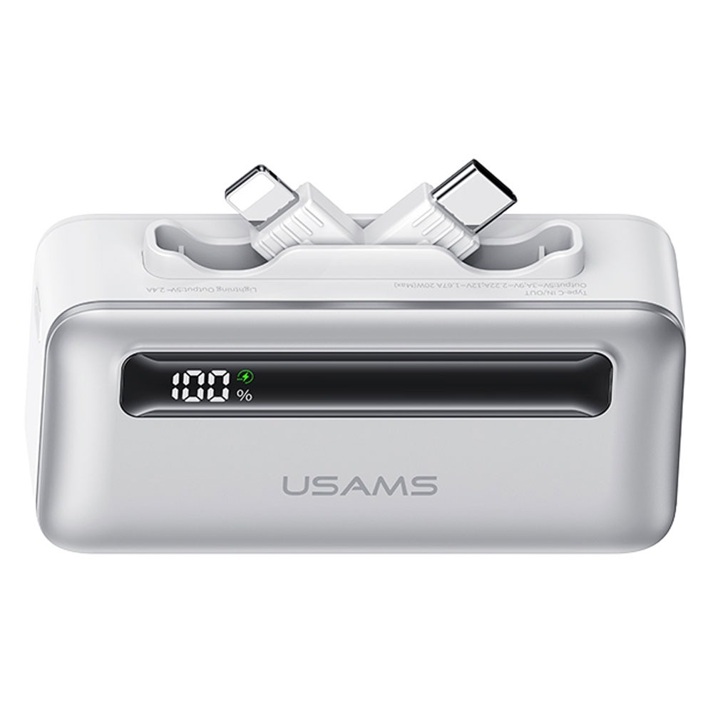 پاوربانک USAMS CD233 4500mAh White
