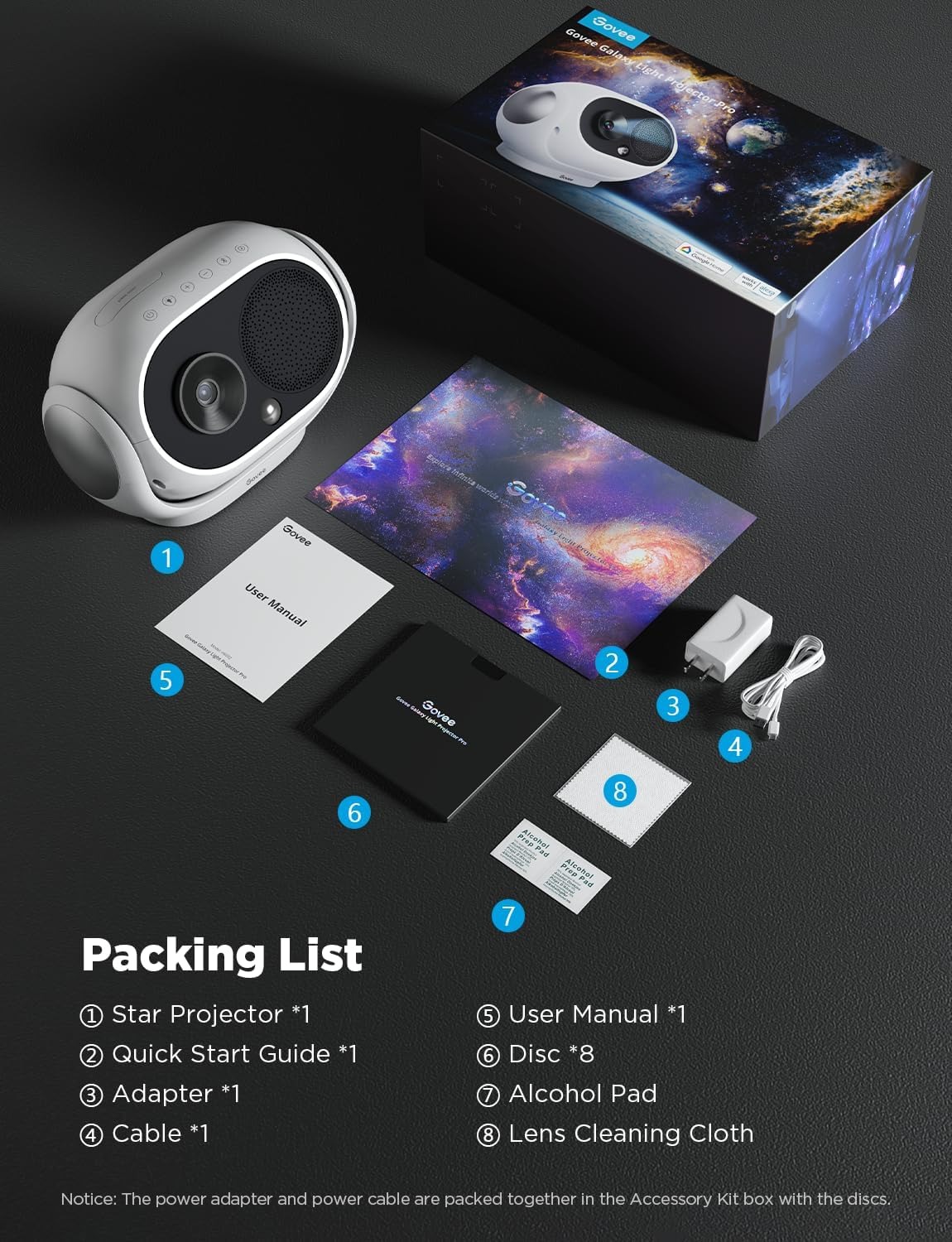 پروژکتور هوشمند کهکشانی Govee Galaxy Light Projector Pro H6092