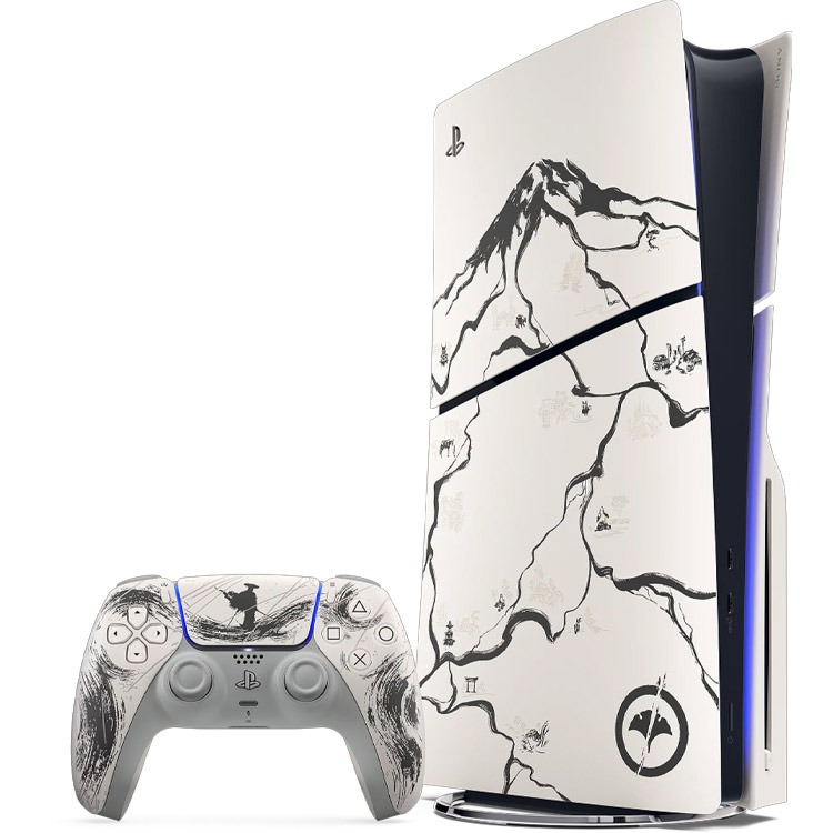 کنسول PlayStation 5 Slim Ghost of Yotei Limited Edition Black