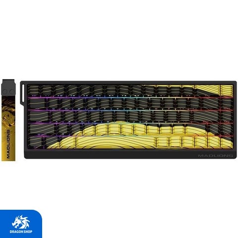 کیبورد MADLIONS MAD 68 HE Switch Black Yellow