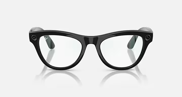 عینک هوشمند ری بن متا Ray‑Ban Meta Skyler BlackClear Size 52