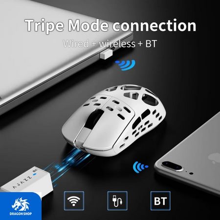 موس Ajazz Am3 White