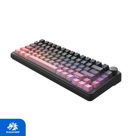کیبورد ایجز Ajazz AK820 Max HE Wired Geradient Pink