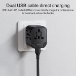 شارژر دیواری Usams CC173 T55 12w Dual Usb Universal Travel Charger