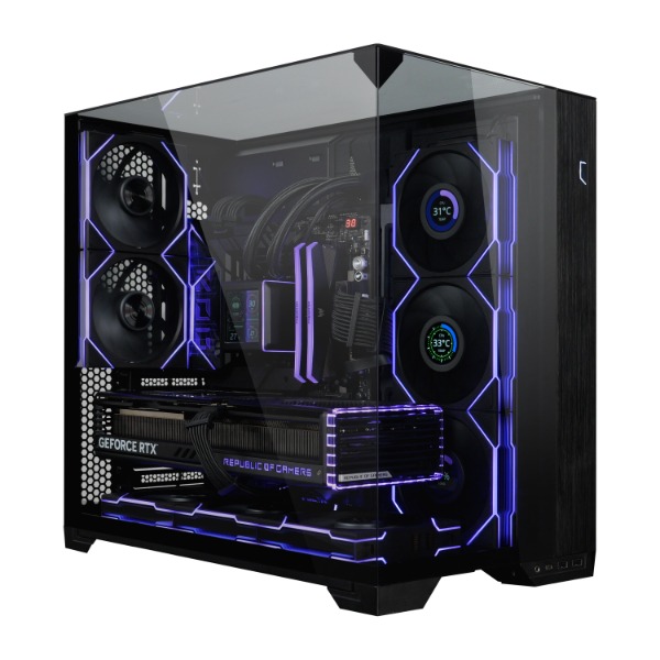 Lian Li Uni Fan TL Wireless 120 LCD Triple Black