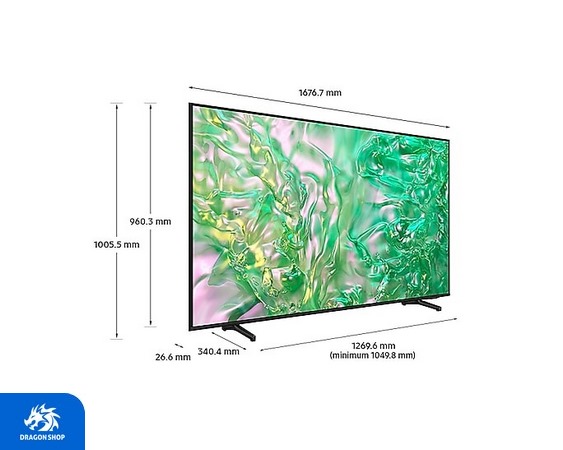 تلویزیون 65 اینچ SAMSUNG Crystal UHD DU8000 4K Smart TV