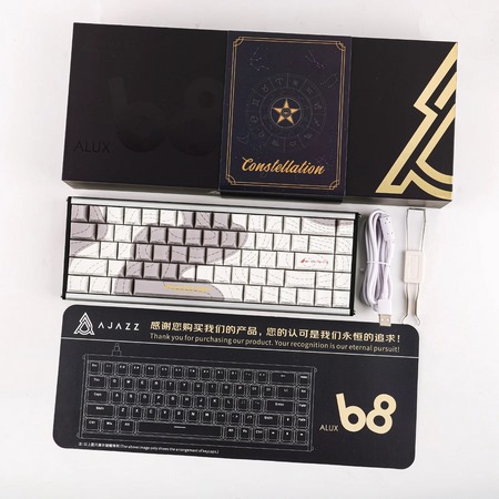 کیبورد ایجز Ajazz Alux 68 Grey Night