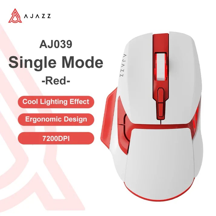 موس AJAZZ AJ039 Red-White