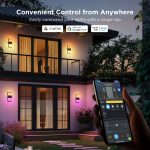 چراغ هوشمند دیواری فضای باز Govee Smart Outdoor Wall light H7078