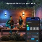 چراغ هوشمند دیواری فضای باز Govee Smart Outdoor Wall light H7078